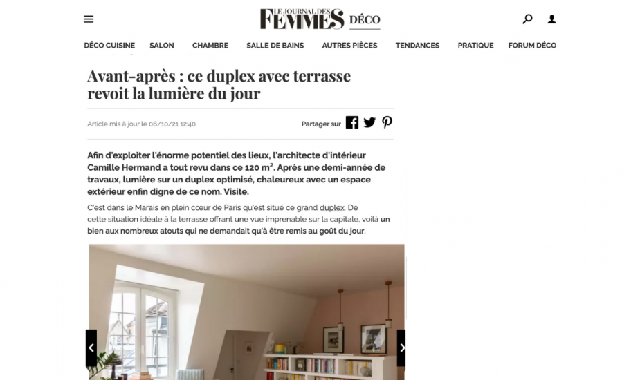 Le Journal des Femmes : Avant / Après Quincampoix