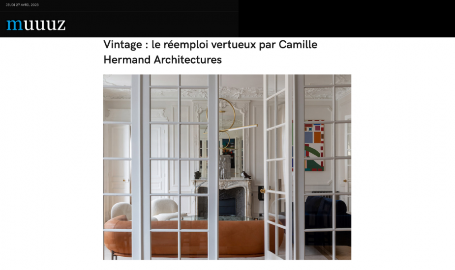 Muuuz : Vintage, le réemploi vertueux par Camille Hermand Architectures