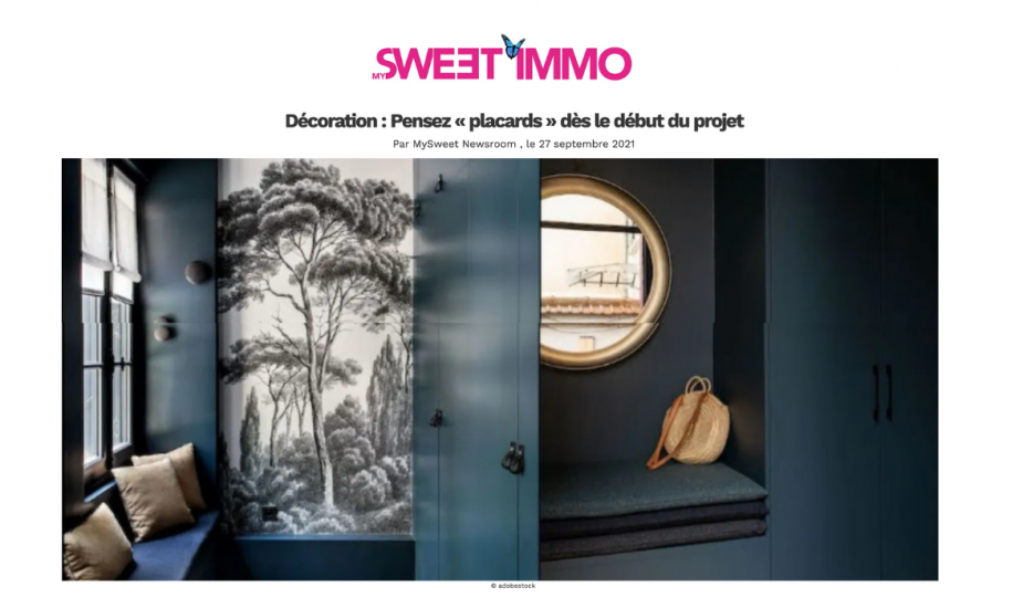 My Sweet Immo : Pensez « placards » dès le début du projet