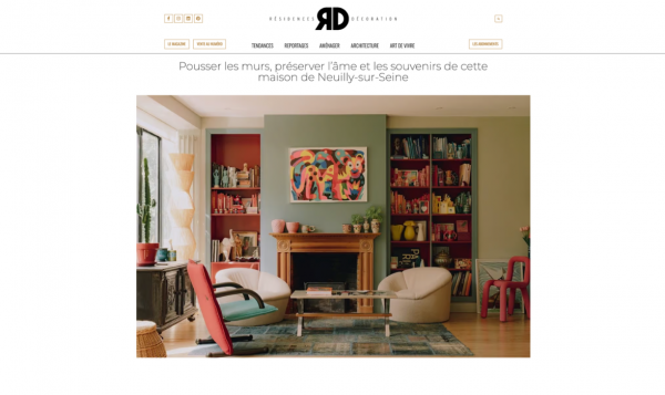 Résidences Décoration : Pousser les murs, préserver l’âme et les souvenirs de cette maison de Neuilly-sur-Seine